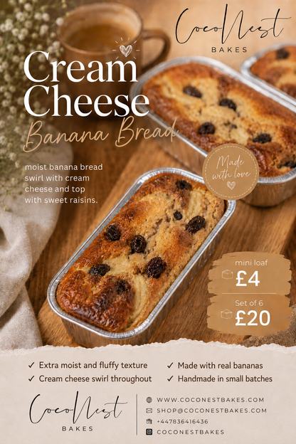 Cream Cheese Banana Bread