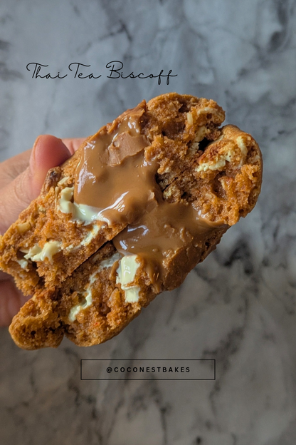 Thai tea Biscoff Cookie